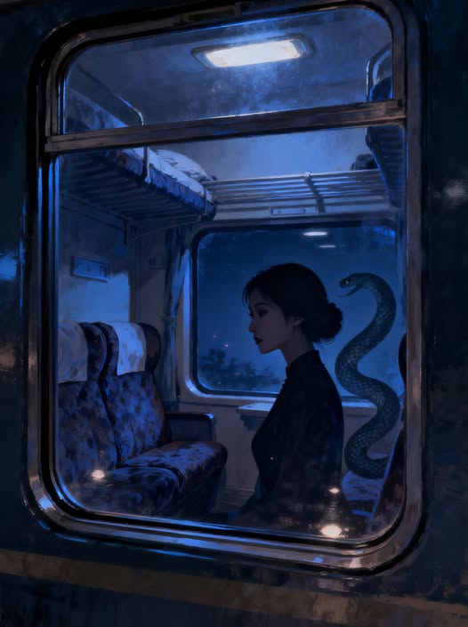 Mỹ Nữ Xà Trên Tàu Đêm